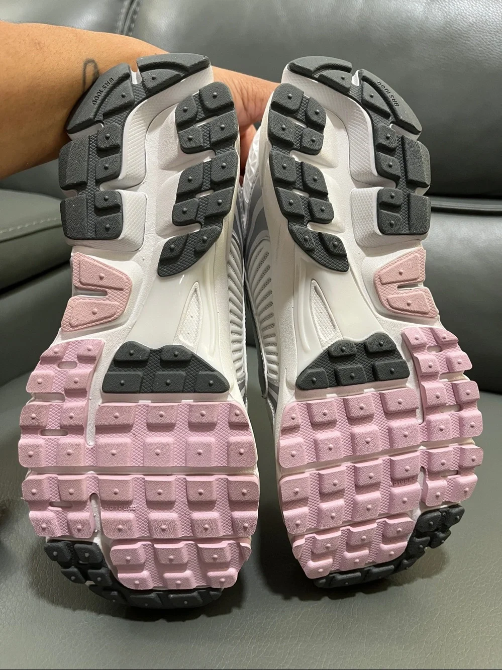 Nike Vomero’s Women's Athletic Trainers in White and Pink Accent
